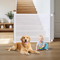 Retractable Baby Gates for Stairs and Doorways - Mesh 52in x 34in