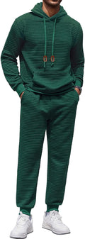 COOFANDY Men's Tracksuit 2 Piece Hoodie Sweatsuit Set - Warm