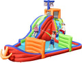 Inflatable Water Slide Pirate Ship for Backyard Fun - Family Water