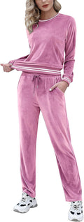 Women's Velour Sweatsuit Set 2-Piece Tracksuit S-XXL - Cozy Velour