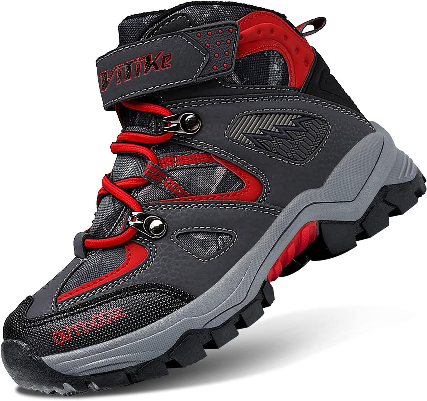 Littleplum Boys Snow Boots Waterproof Antiskid Hiking Shoes