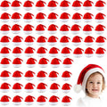 Bulk Santa Hats for Adults - Plus Size Christmas Hats Set