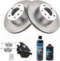 TRQ Front Brake Pad & Rotor Kit for BMW 328i and X1 Models