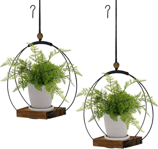 Hanging Planter for Indoor Plants - Modern Boho Macrame Style