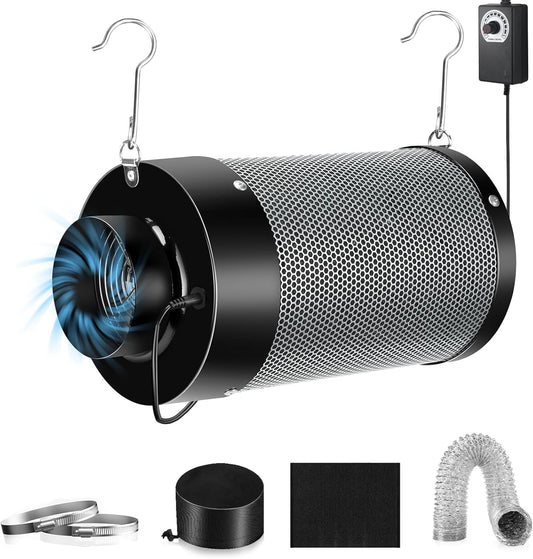 Atour 4ft' Air Filtration Kit for Grow Tents and Indoor Gardens