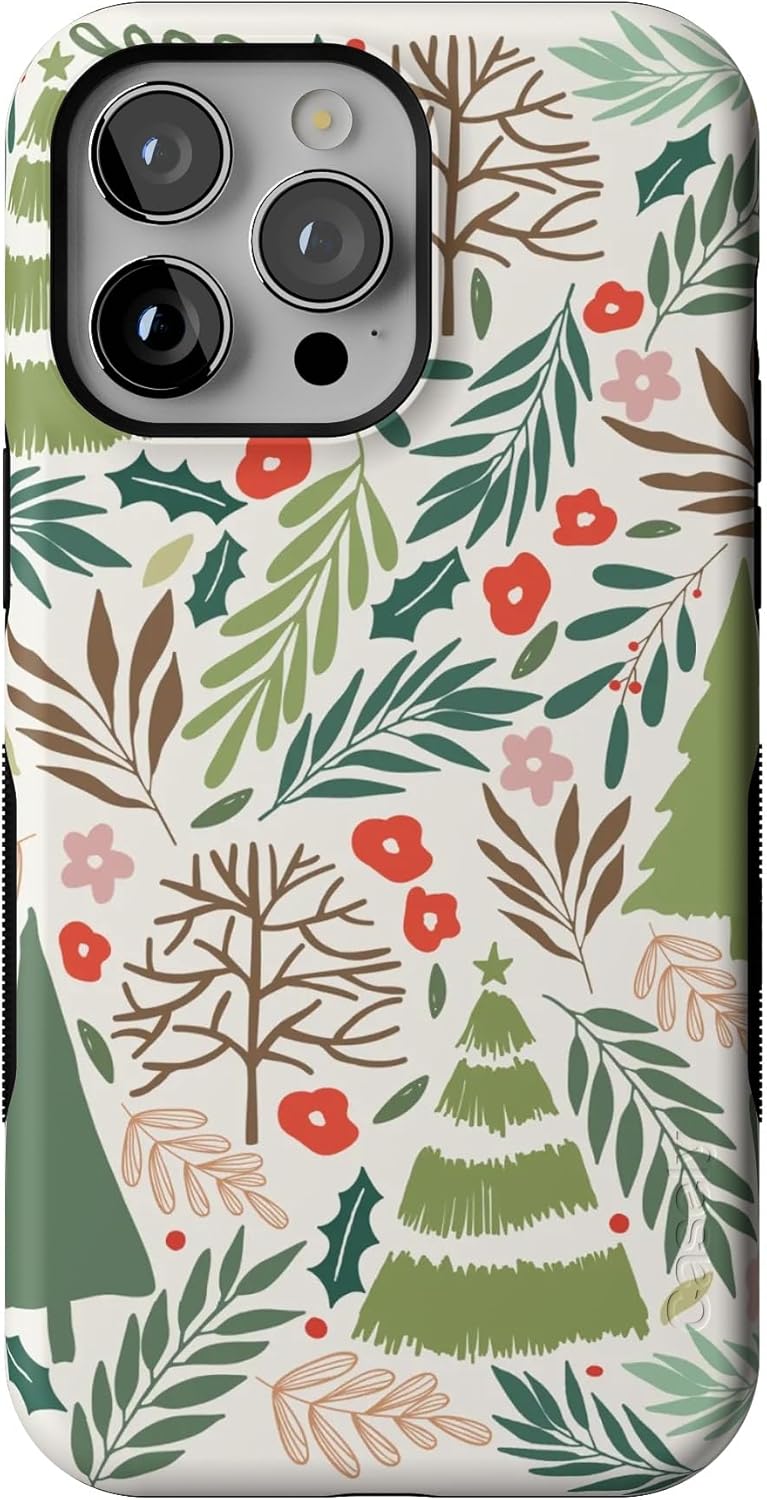 Casely iPhone 14 Pro Max Case - Bold Protection Under Mistletoe