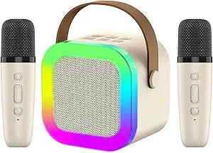 OUTUVAS Kids Karaoke Microphone Machine for Fun Singing