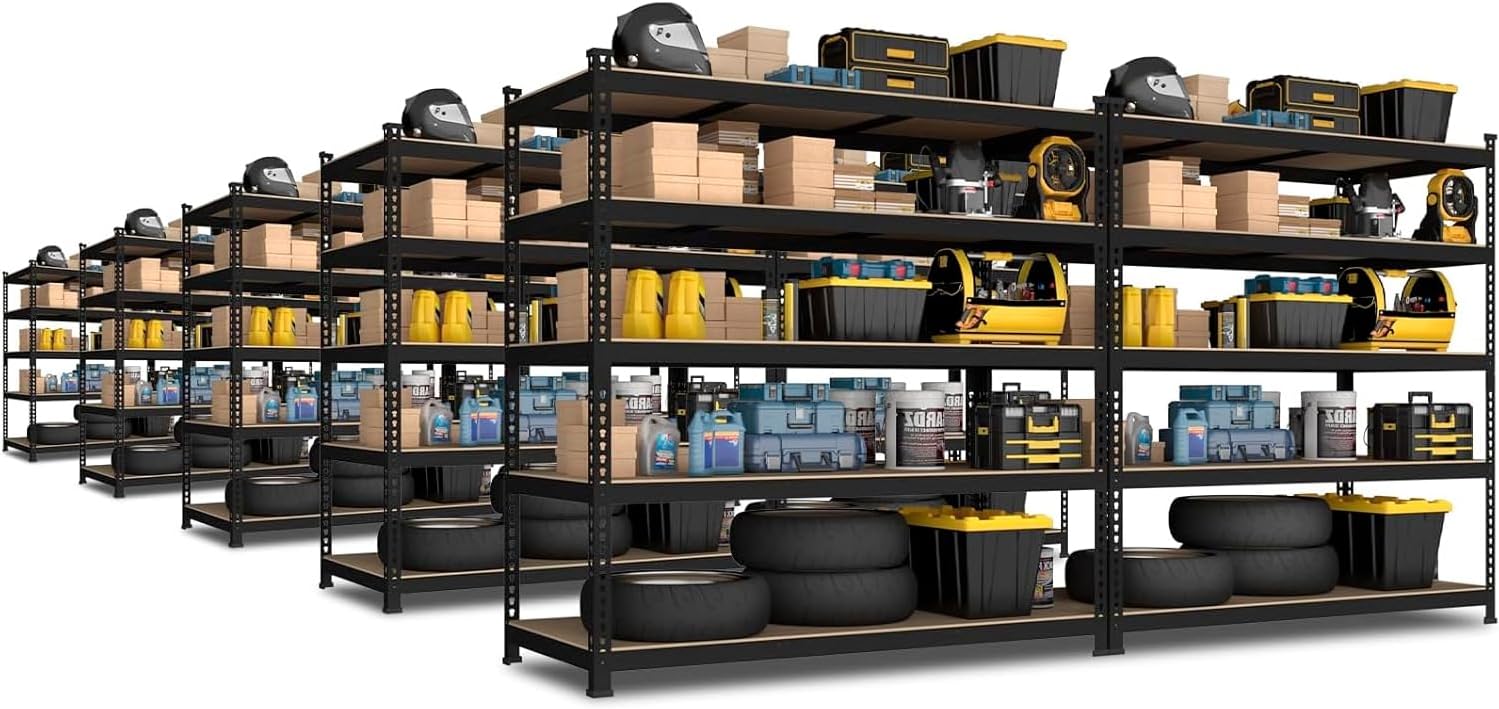 Heavy Duty Storage Shelves - 10 Pack Adjustable Utility Rack