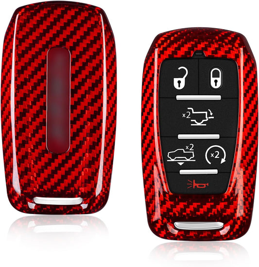T-carbon Key Fob Cover for Ram 1500 2500 3500 Accessories