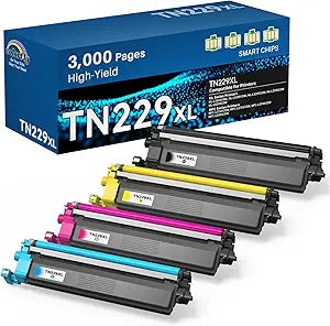 TN229XL Toner Cartridge Set for Brother Printers - High Yield