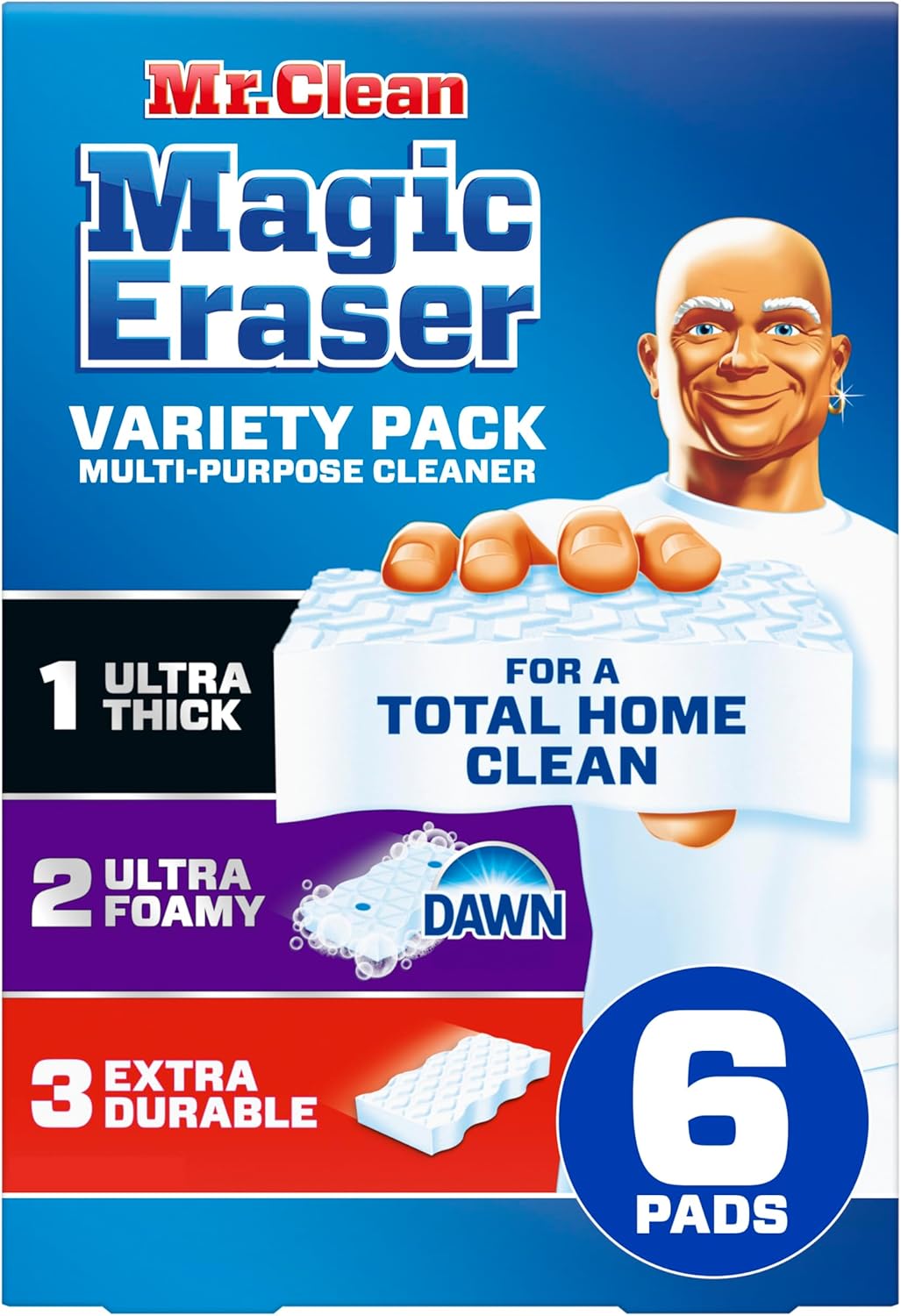 Mr. Clean Magic Eraser Sponge Variety Pack - Ultimate Cleaning Power!
