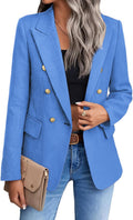Mina Self 2025 Fall Women's Tweed Plaid Blazer Jacket - Elegant soft