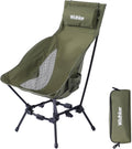 Wildhiker Portable High Back Folding Camping Chair - Compact Comfort