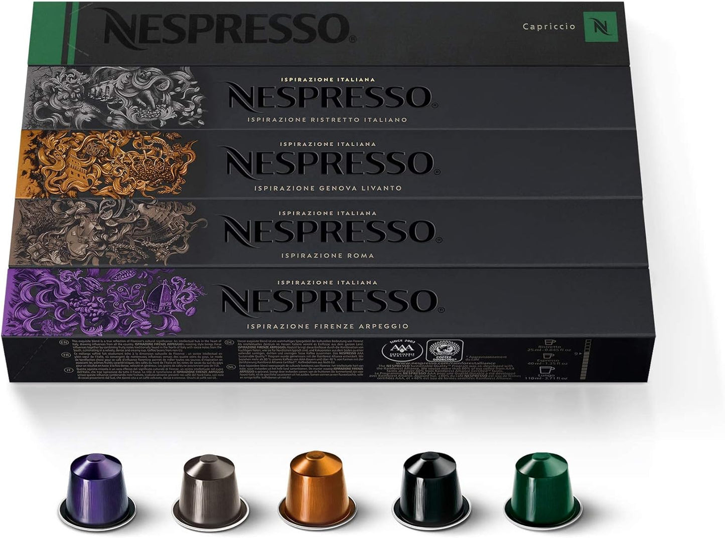 Ispirazione Variety Pack: 50 Espresso Pods