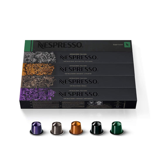 Nespresso Capsules Original Line Variety Pack for Espresso Lovers