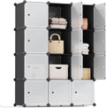Cube Storage Organizer 12-Cube Modular Bookcase - Stable, Modular