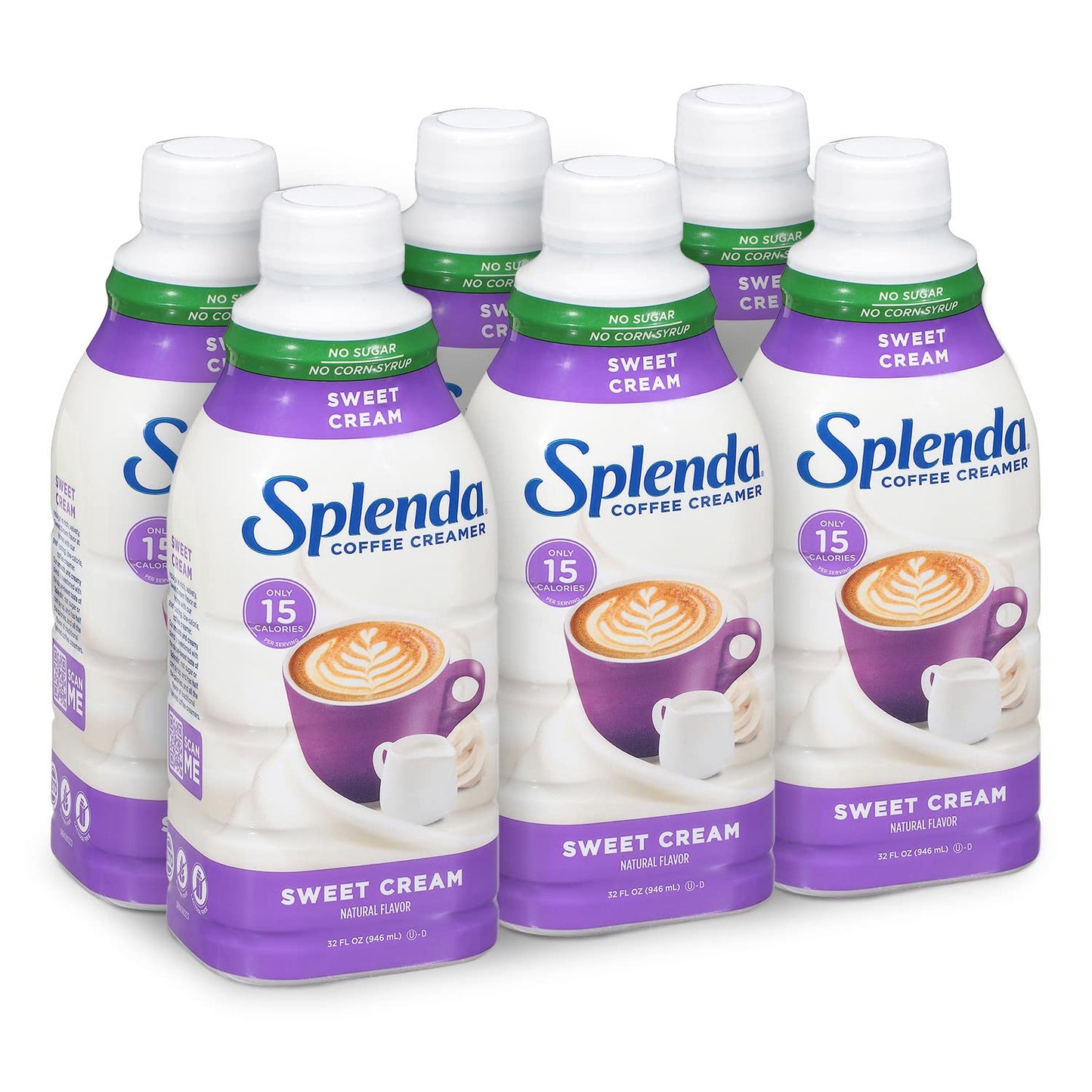 SPLENDA Sugar Free Sweet Cream Coffee Creamer - 32 Fl Oz Pack