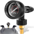 Upgrade R0357200 Brass Air Relief Valve with Pressure Gauge - Durable