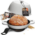 Enameled Cast Iron Dutch Oven for Sourdough Bread Baking 6 Qt