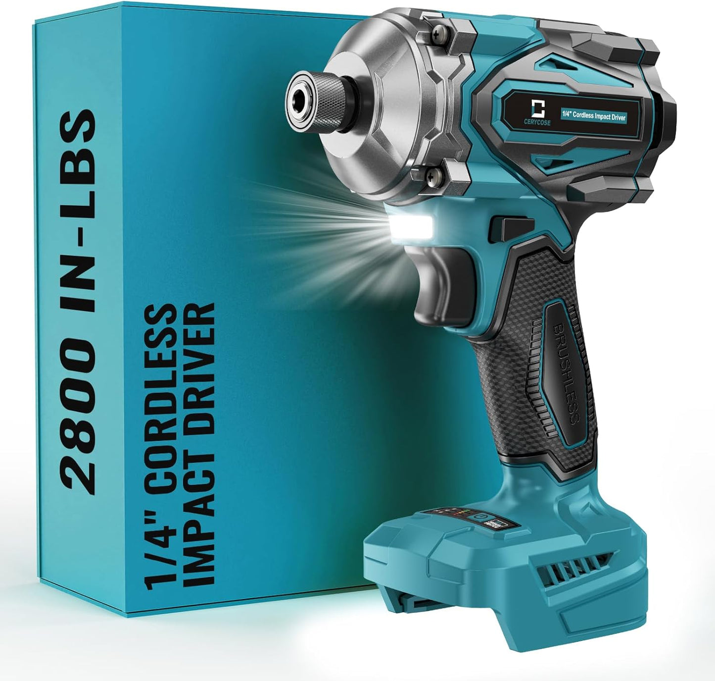 Cordless Impact Driver with 2800 In-lbs Brushless Power