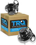 TRQ 2 Piece Front Wheel Bearing & Hub Assembly Set - Direct Fit OE
