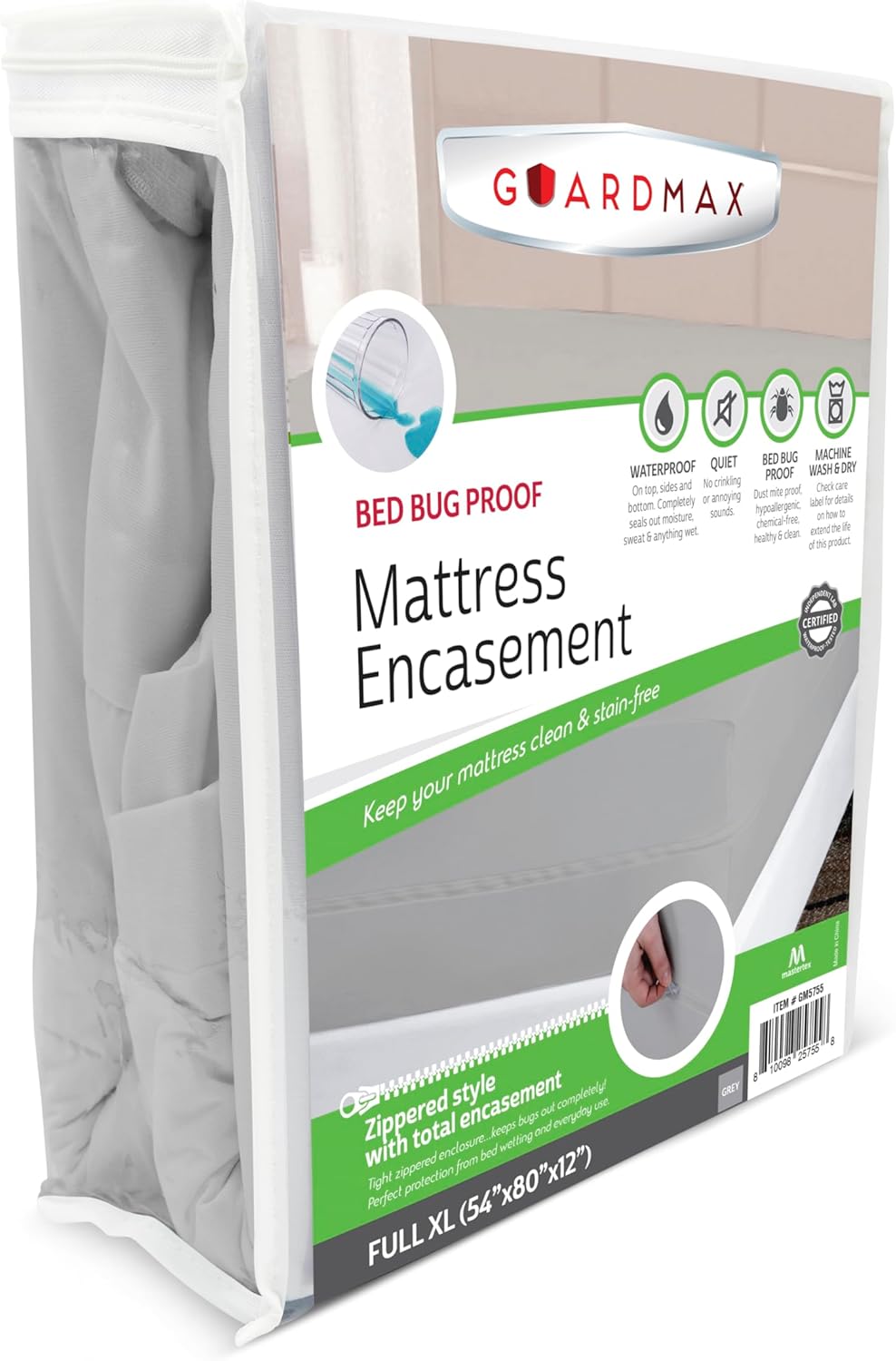 Guardmax Jersey Knitted Full XL Zippered Mattress Encasement Review