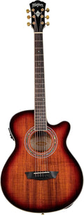 Washburn Koa Burst Acoustic Electric Guitar