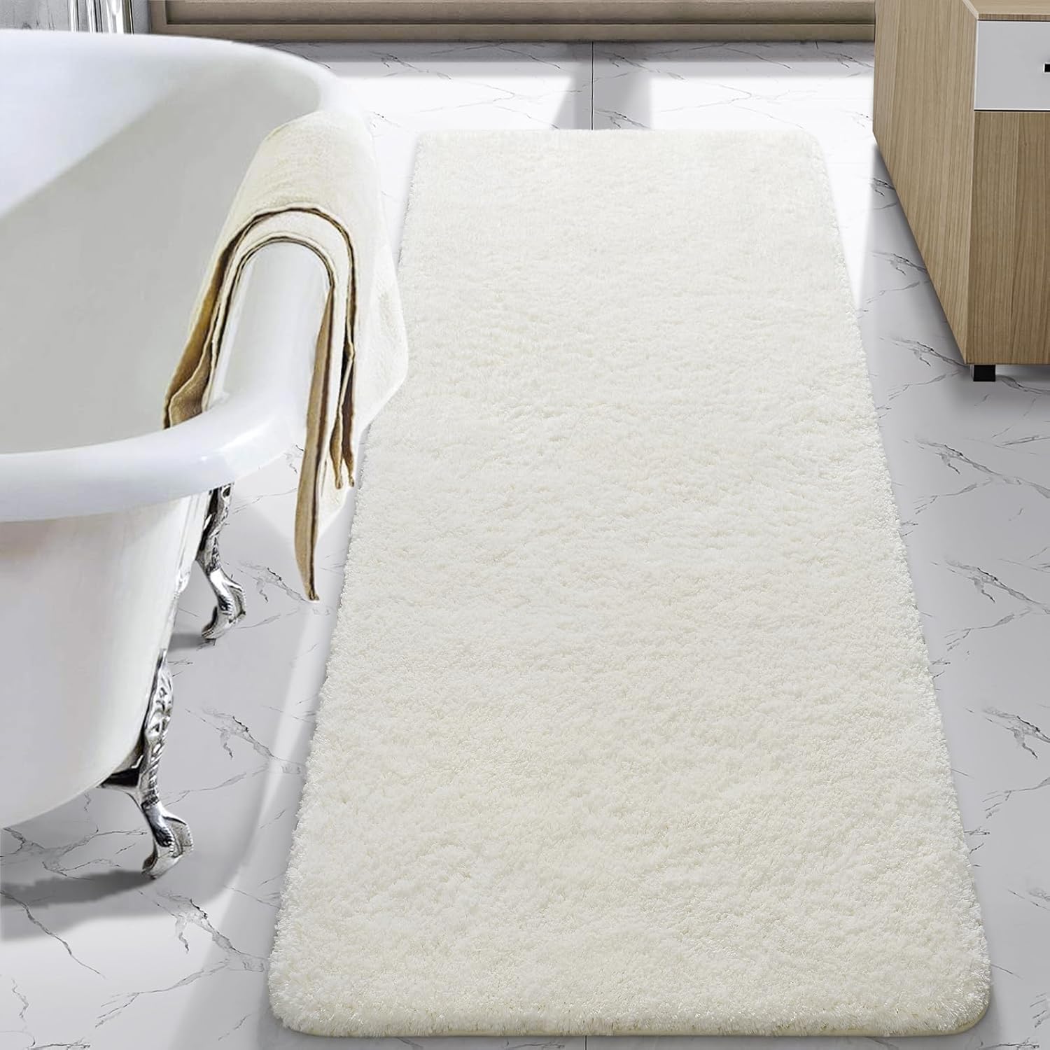 LOCHAS Bathroom Rug Runner 24x70 Inch for Soft Comfort