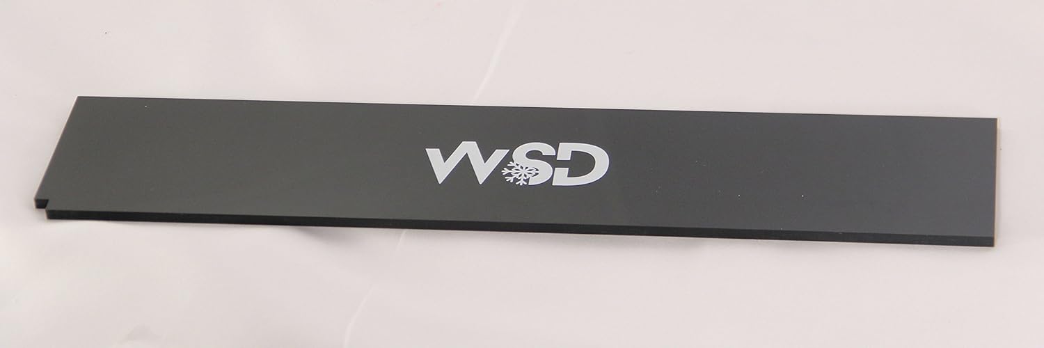 WSD WidePlexi Snowboard Wax Scraper - 30cm Long