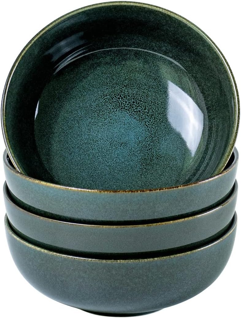 UNICASA Ceramic Cereal Bowls Set for Daily Use and Style