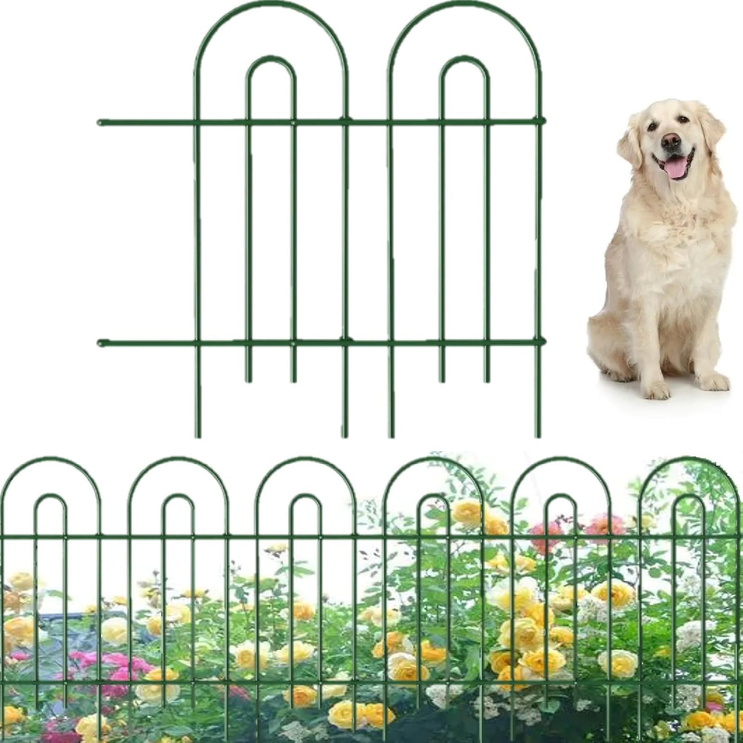 Decorative Garden Fences and Borders for Dogs by Amagabeli