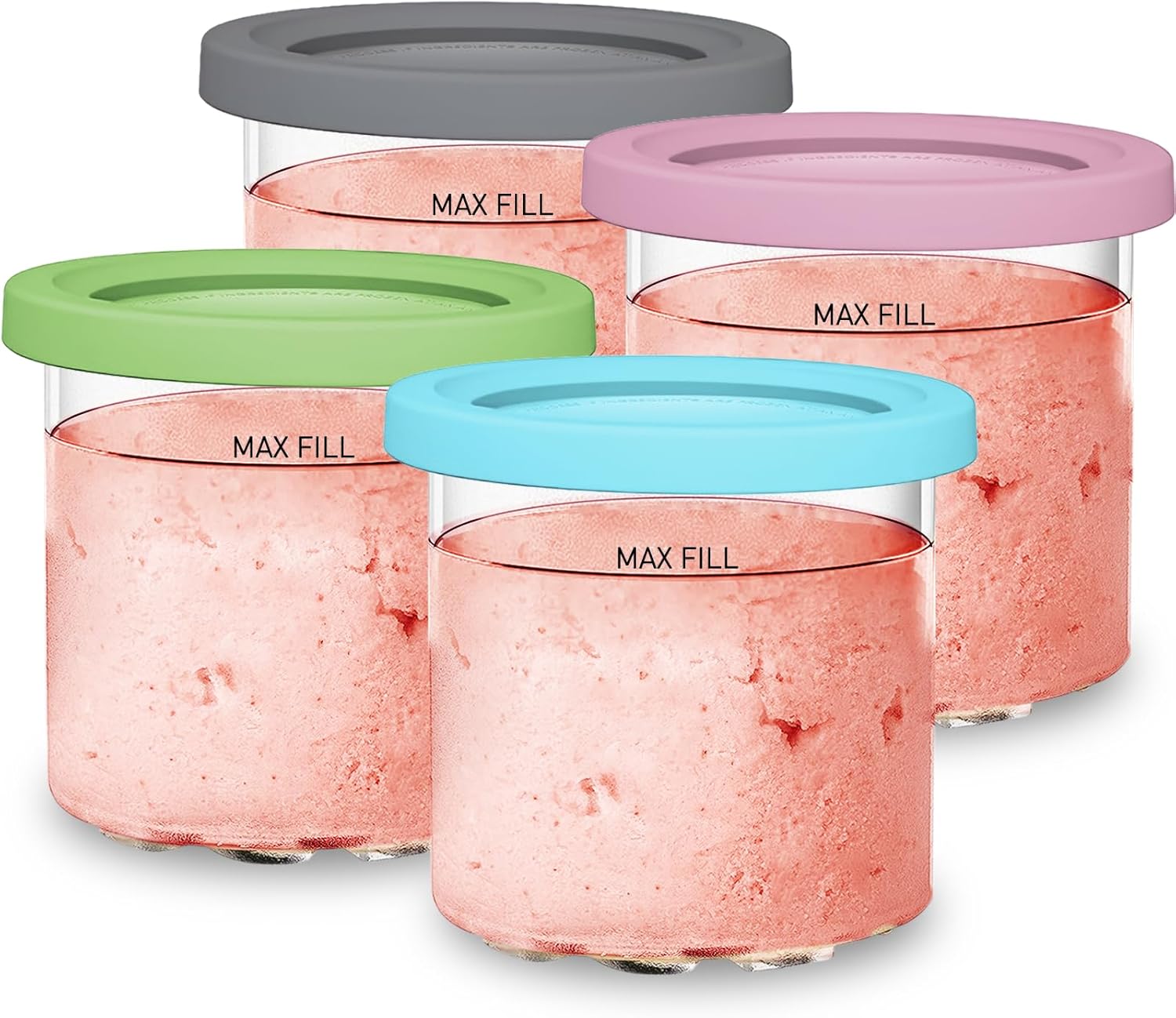 BPA-Free 16oz Pints 4 Pack ~ Assorted Colors