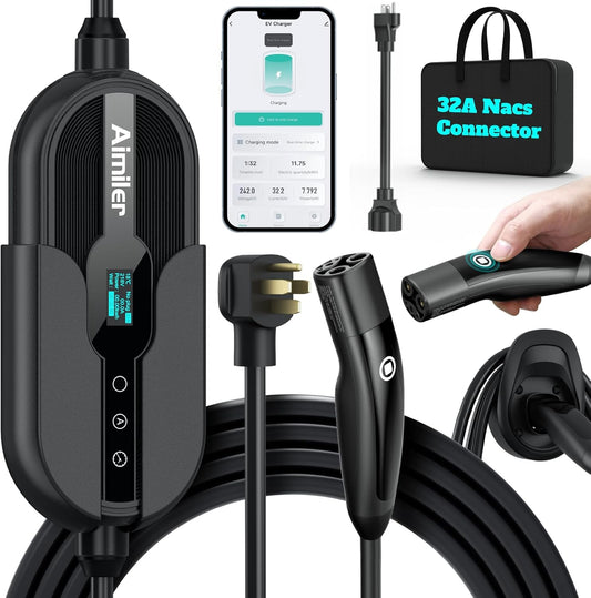 Level 2 Tesla Charger with WiFi App for Fast EV Charging