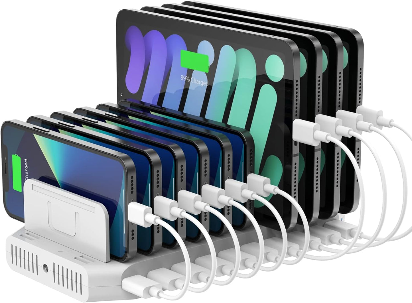 iPad Charging Station with Quick Charge 3.0 for Multiple Devices