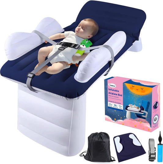 Inflatable Toddler Airplane Mattress by FOVERN1 for Travel