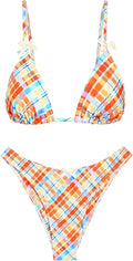 seamoly Women's Bikini Sets Tie Back Bowknot Two Piece Swimsuit COMFY
