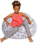 Posh Creations Bean Bag Chair 38in Canvas Coloring Fabric - Removable