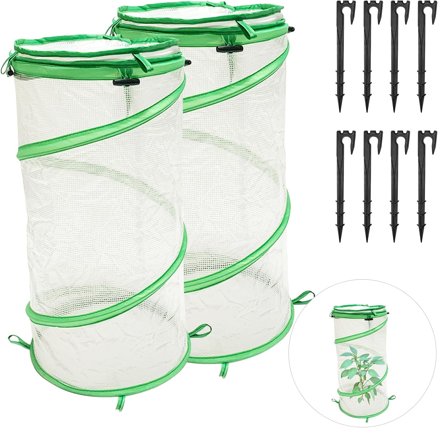 Portable Spring-Up Greenhouse for Raised Beds