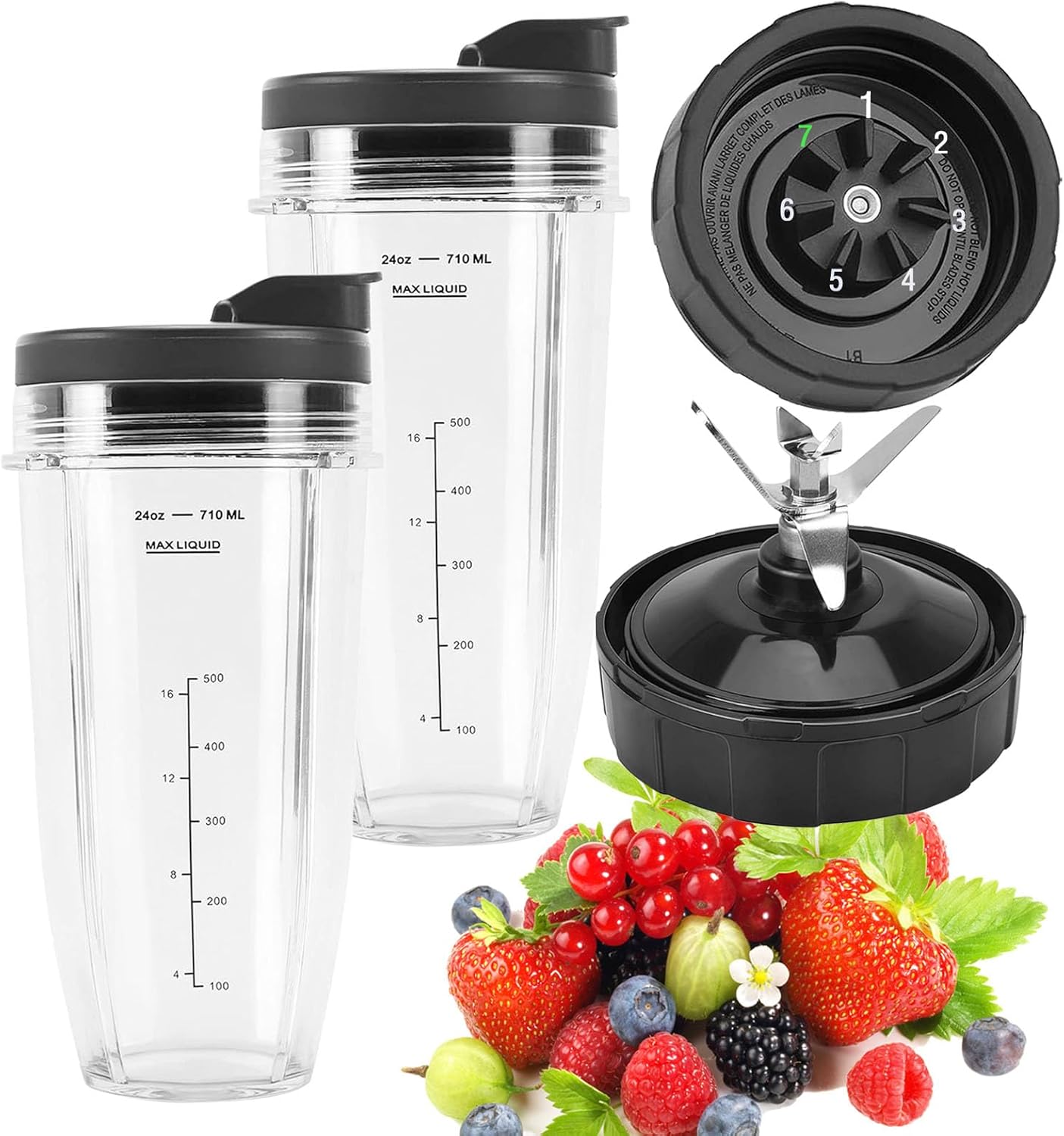 Ninja Blender Cups 2-Pack: To-Go Convenience!