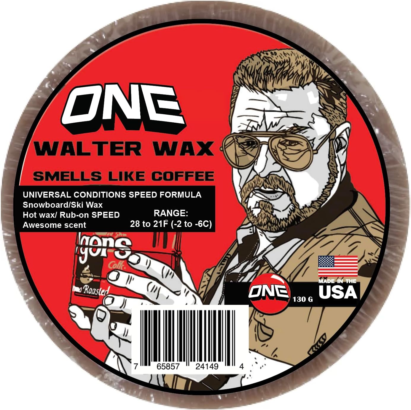 One Ball Jay 165g Universal Performance Wax - FAST + Durable - No Fluoro - USA Made