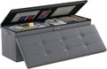 DocSafe Storage Ottoman Bench Fireproof & Waterproof - Secure Hidden