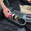 Coin Side Pocket Console Side Pocket Leather Cover Car Cup Holder