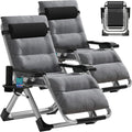 Zero Gravity Chair Outdoor Padded Lounge Chair - Stable Comfort