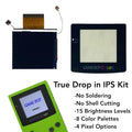 Game Boy Color 2.45 in IPS Backlight LCD Screen Replacement Kit