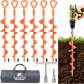 Ground Anchors Screw in 15 Inch for Trampolines and Tents