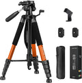 Tripod Camera Tripods 74in Tall Travel Tripod - Lightweight Stability