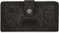 Wrangler Tooling Flower Wallet for Women - RFID Blocking Bifold