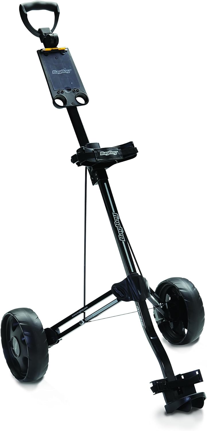Bag Boy M-350 Golf Push Cart: Easy Open/Close, Ultra Lightweight
