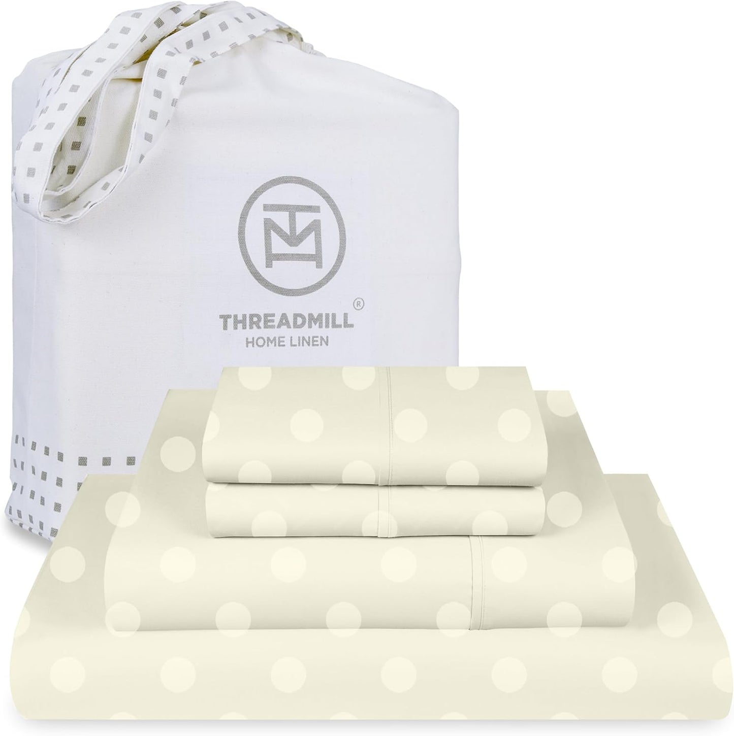 Threadmill Cotton Queen Sheet Set - Luxurious 100% Cotton Bedding