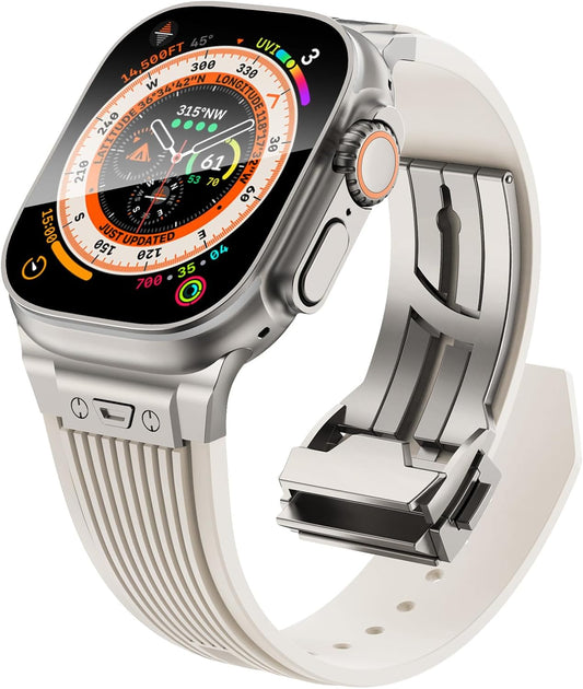 KADES Durable Metal Connector Band for Apple Watch - 10/9/8/7/6/5